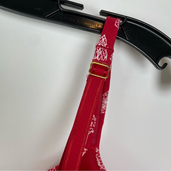 NWT Soma Size 34C Embraceable Full Coverage Underwire Merry & Bright Ruby Bra - Picture 11 of 11